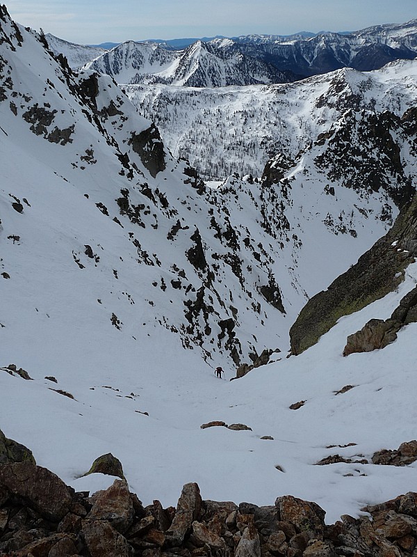 #8 Didier dans le couloir : en arriére plan,le Collet. Didier dans le couloir : en arriére plan,le Collet.