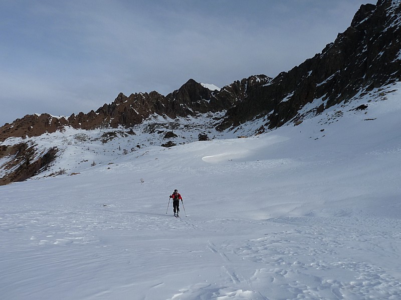 #1 Tout au fond(en blanc) : l Tout au fond(en blanc) : l'objectif du jour:Testa Gias dei Laghi.