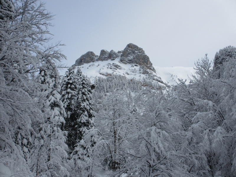 #2 Les lances de Malissard : Vue sur le couloir Ouest. Les lances de Malissard : Vue sur le couloir Ouest.