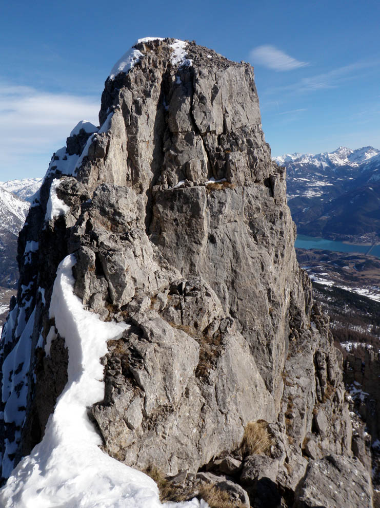 #11 Aiguilles de Chabrières : Le pont de Savines en contre bas Aiguilles de Chabrières : Le pont de Savines en contre bas