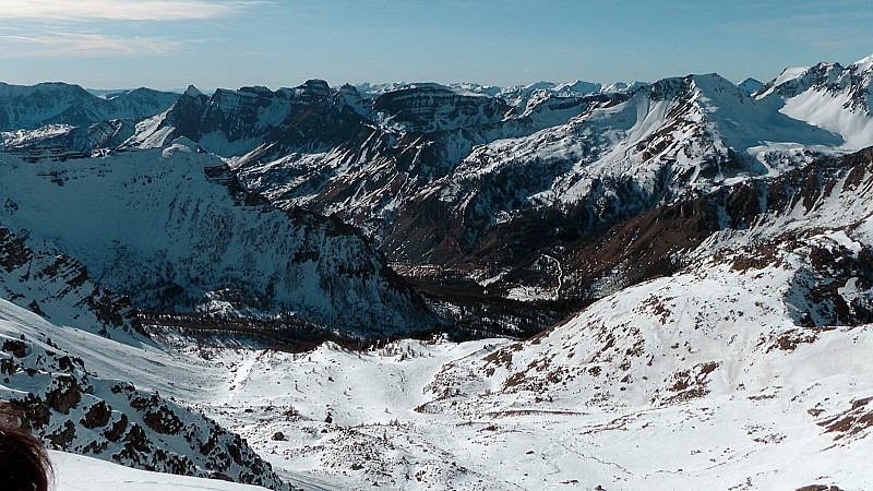 #20 2856m : Vue sur Estenc et notre départ 2856m : Vue sur Estenc et notre départ