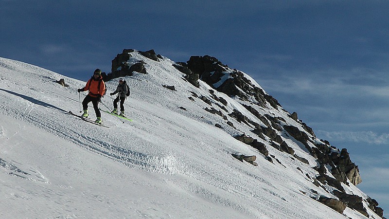 #21 2850m : c 2850m : c'est partit pour une belle descente sur le haut tout au moins