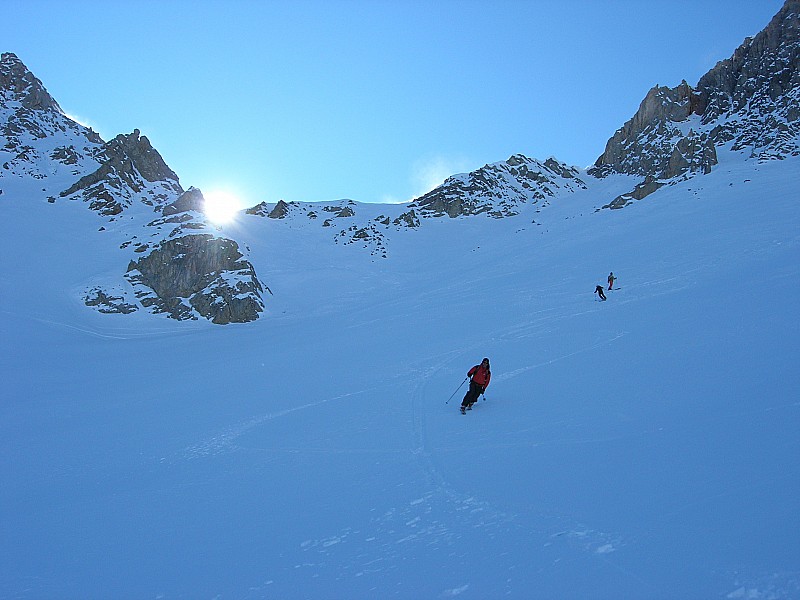 #4 col des Peygus : neige bien portante au nord col des Peygus : neige bien portante au nord