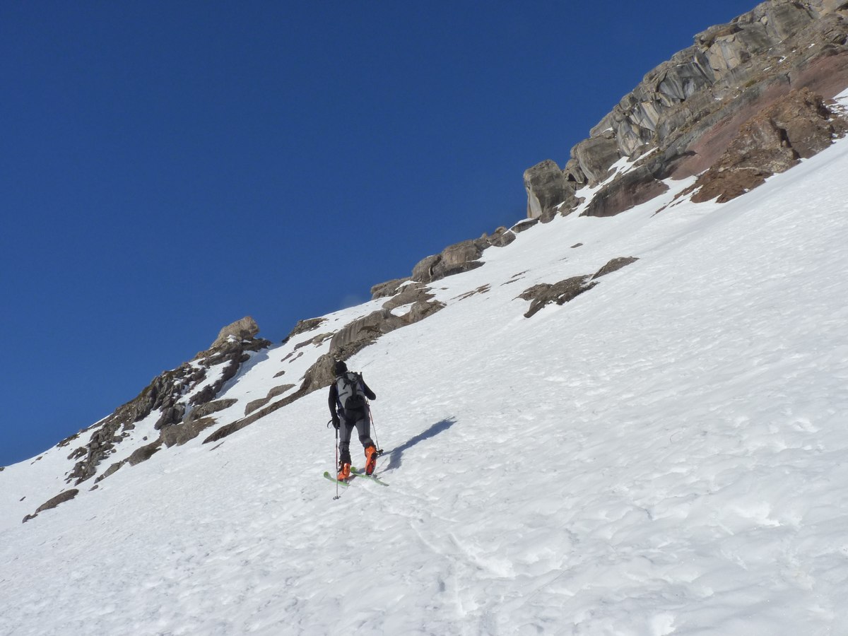 #1 Dans le montée sous l Dans le montée sous l'Arche : Même au soleil ca caille !