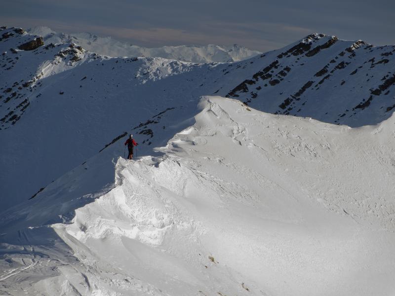 #2 Arête entre le Piarra et le co : On a déchaussé et mis les crampons pour la suite. Arête entre le Piarra et le co : On a déchaussé et mis les crampons pour la suite.