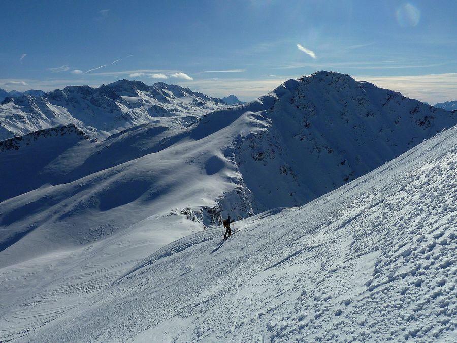 #7 Badon : Descente devant les Grandes Rousses Badon : Descente devant les Grandes Rousses