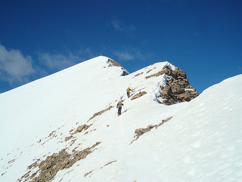 #1 1ere Montée sur l 1ere Montée sur l'arrête... : Sommet en vue !