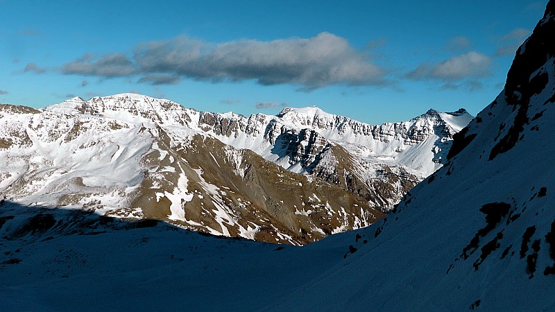 #30 2639m : derniers rayons sur le secteur Sanguinière, Sanguineirette, Cote de l 2639m : derniers rayons sur le secteur Sanguinière, Sanguineirette, Cote de l'Ane