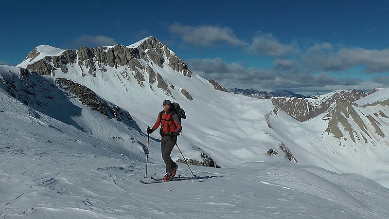 #19 2650m : Patrick en face du Cimet 2650m : Patrick en face du Cimet