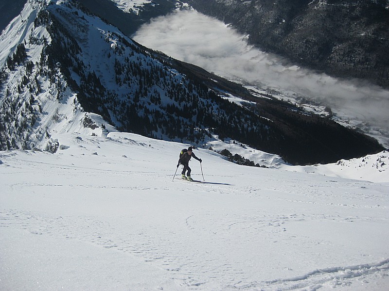 #5 Montée face ouest : On a rechaussé car très bonnes conditions de neige, couteaux pas inutiles qd m.. Montée face ouest : On a rechaussé car très bonnes conditions de neige, couteaux pas inutiles qd m..
