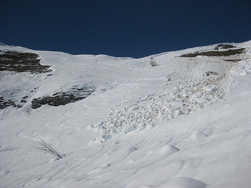 #9 Sous le col : ça date pas d Sous le col : ça date pas d'aujourd'hui, neige bien transfo mais encore bonne