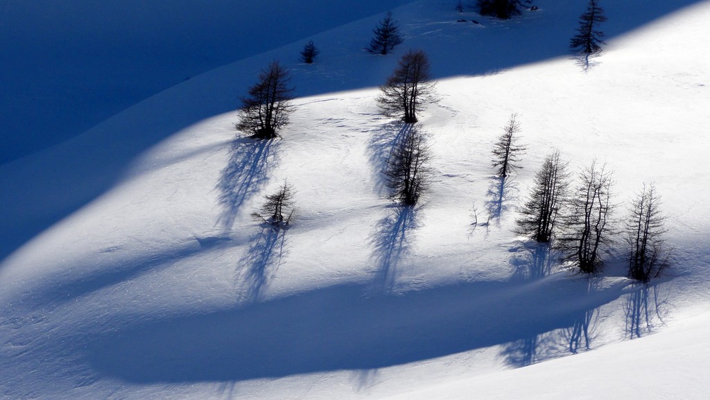 effet de lumière : combe du Villard