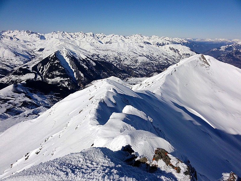 Col et pointe d'Emy : vers le nord