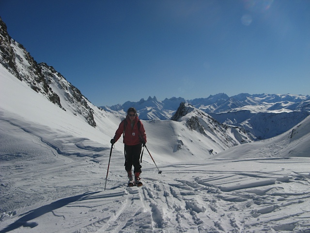 #3 Col du Villonet : Meije et aiguilles d Col du Villonet : Meije et aiguilles d'Arves en toile de fond