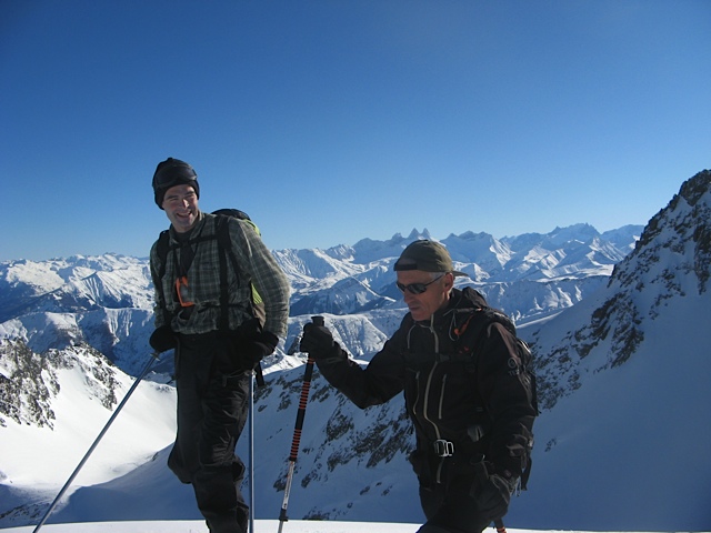 #5 arête sommitale : Bernard et Stéphane arête sommitale : Bernard et Stéphane