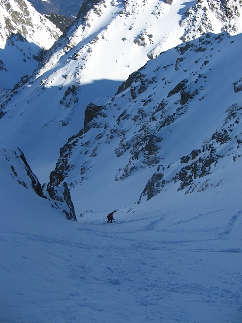 #6 couloir Nord : Une belle ligne;une neige confortable couloir Nord : Une belle ligne;une neige confortable