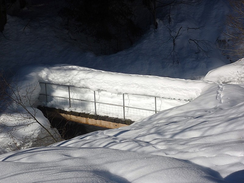 #2 Le Pont de la Moletta : Une idée de la couche de neige. Le Pont de la Moletta : Une idée de la couche de neige.
