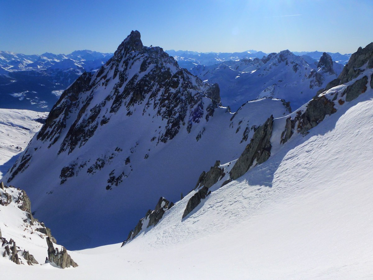 La Pointe de Gargan (2767 m) : Que nous avons approché aujourd'hui.