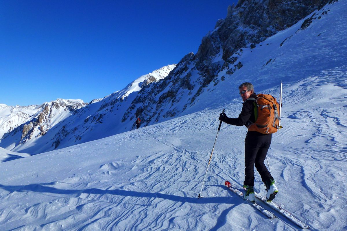 Retour Combe de la Neuva : Pour une petite variante.