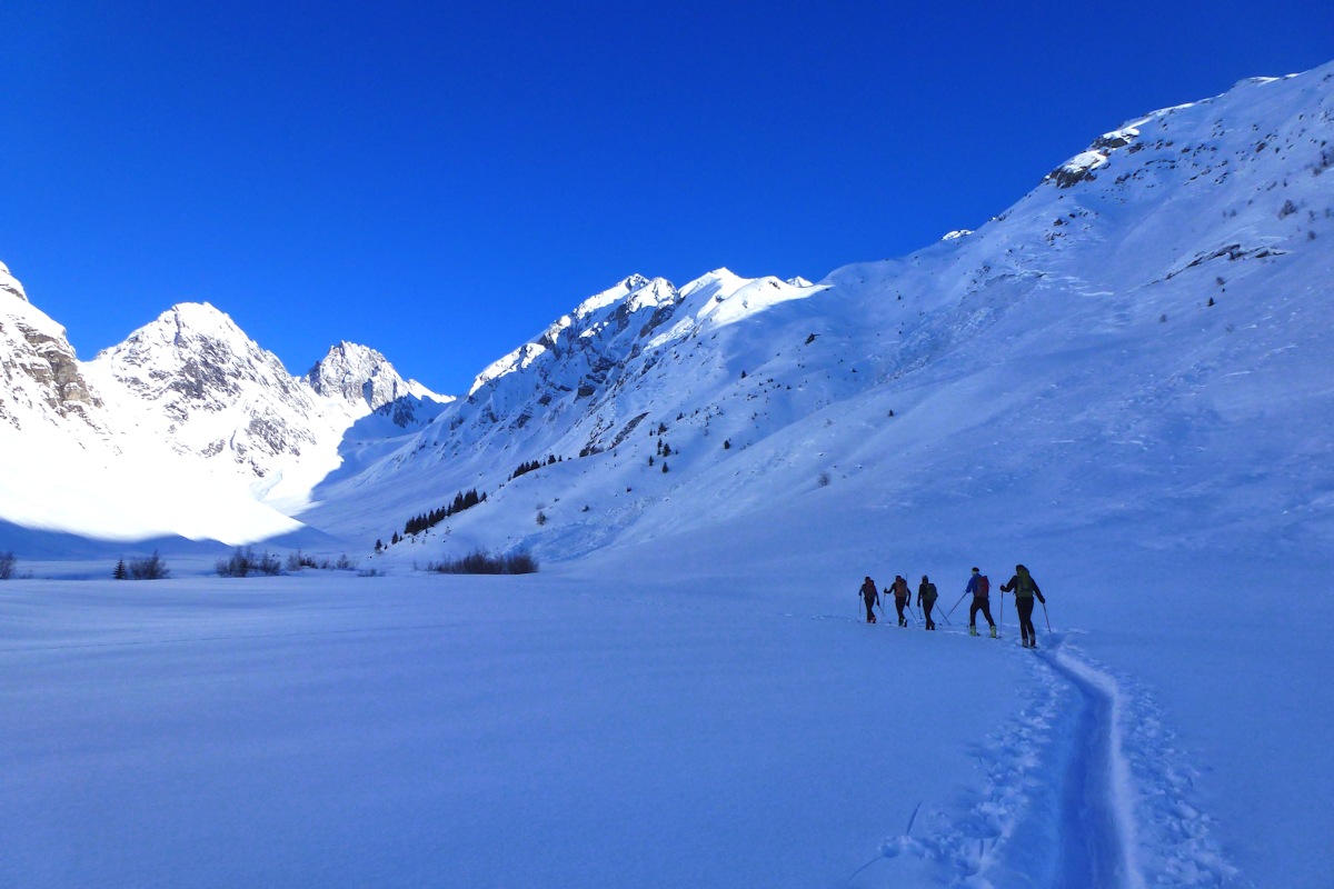 Vallon de l'Ormente : Une longue approche.