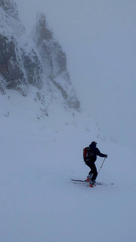 #3 Crêt des Mouches : Début de la descente, grosse visibilité ! Crêt des Mouches : Début de la descente, grosse visibilité !