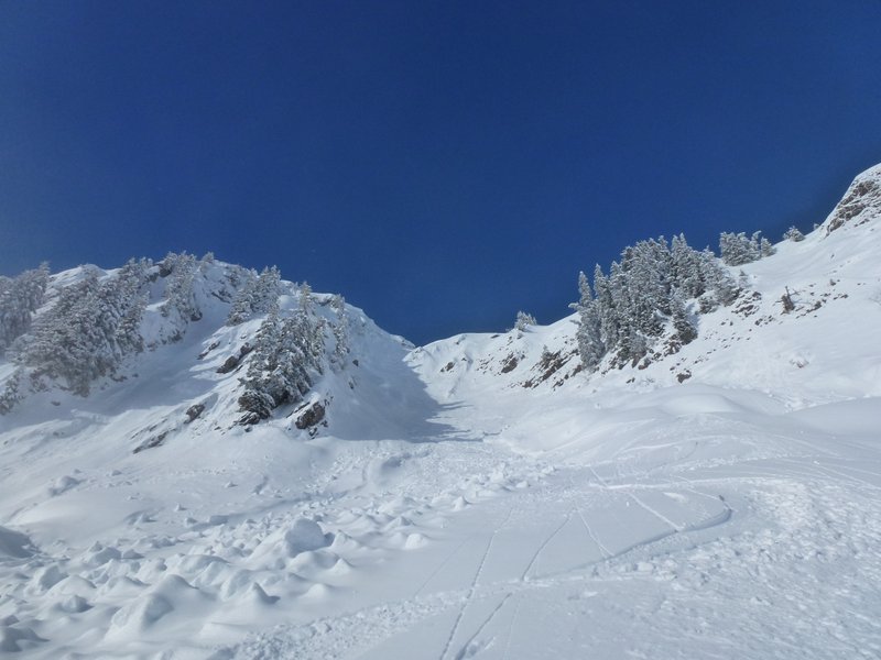 #8 Pte d Pte d'Uble : Le couloir E vu du bas
