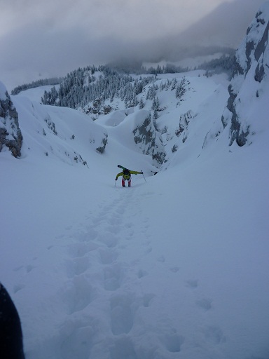 #5 2ème couloir : la pente s 2ème couloir : la pente s'accentue (enfin) un peu..