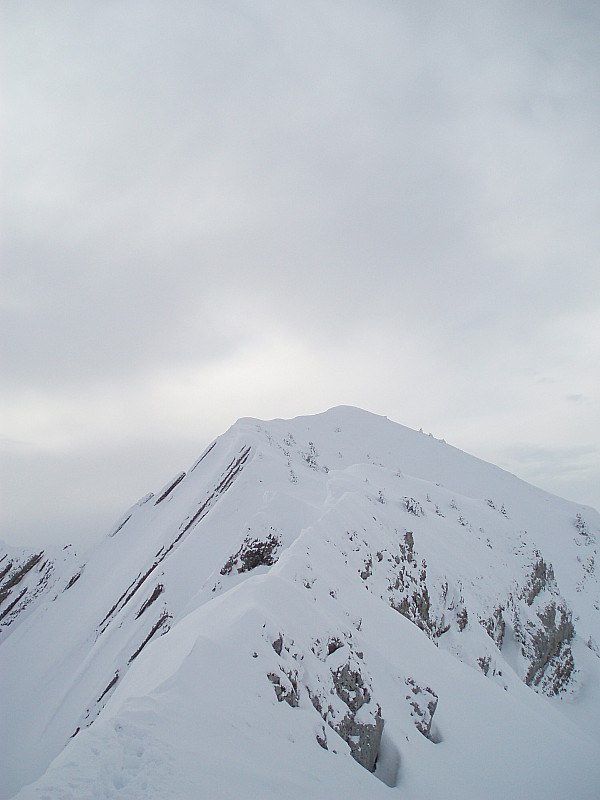 #11 Arête Arlicots : Là ça ne passe plus... On ne sent pas bien la corniche :( Arête Arlicots : Là ça ne passe plus... On ne sent pas bien la corniche :(
