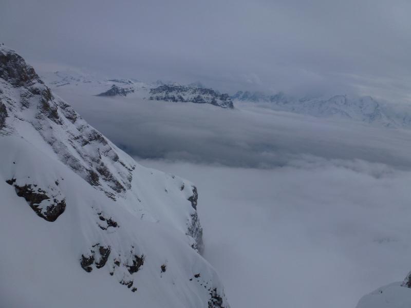 #7 Couloir E des Nants : ça reste bien épais en bas Couloir E des Nants : ça reste bien épais en bas
