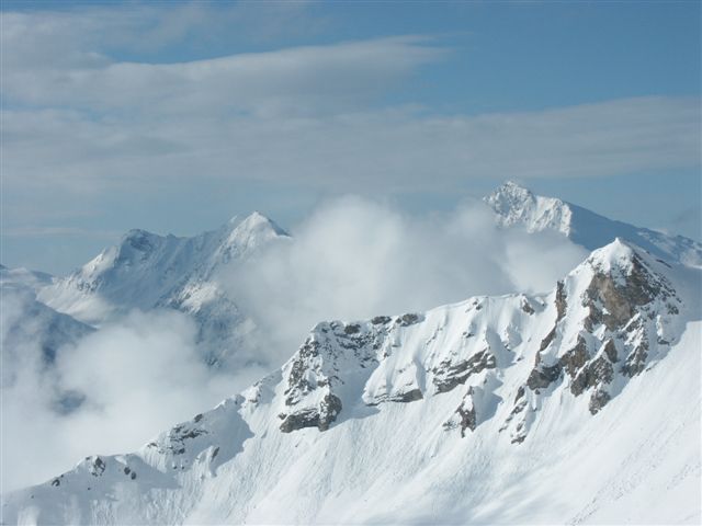 Parrachée : Vue sur le massif d'Ambin.