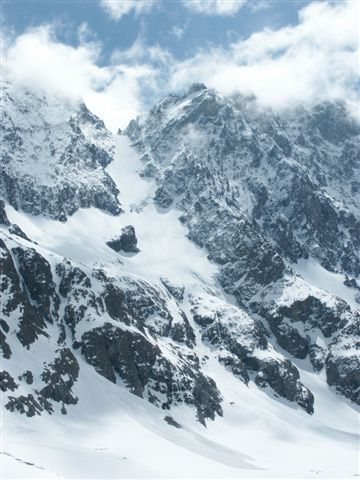 #3 Roche Faurio couloir N : Vue d Roche Faurio couloir N : Vue d'ensemble