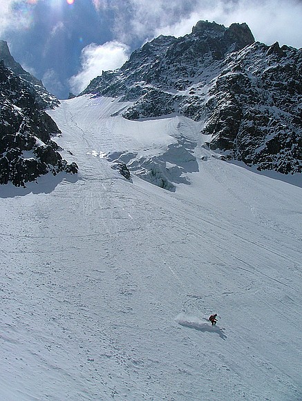 #8 Roche Faurio couloir N : La partie intermédiaire Roche Faurio couloir N : La partie intermédiaire