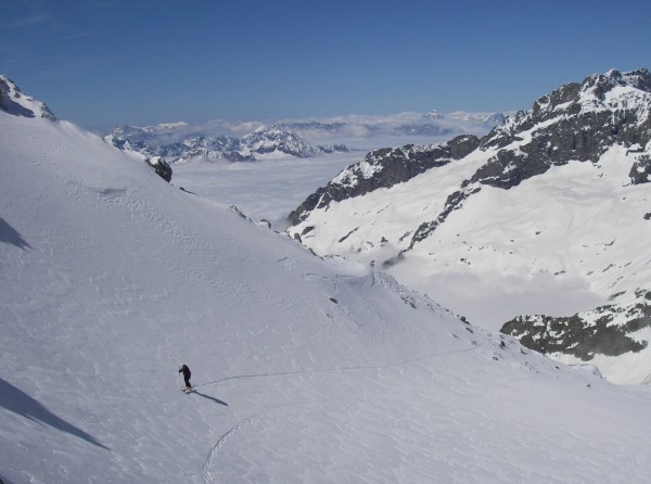 #3 Col du says : Sur le Glacier du Says, au dessus du col. Col du says : Sur le Glacier du Says, au dessus du col.