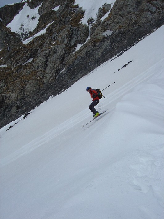 #2 départ du col : Départ du col au sud, pas de corniche, bonne transfo départ du col : Départ du col au sud, pas de corniche, bonne transfo