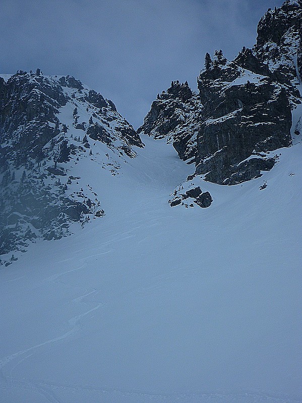 #10 pointe de vaudaine : couloir d accès au vallon pointe de vaudaine : couloir d accès au vallon