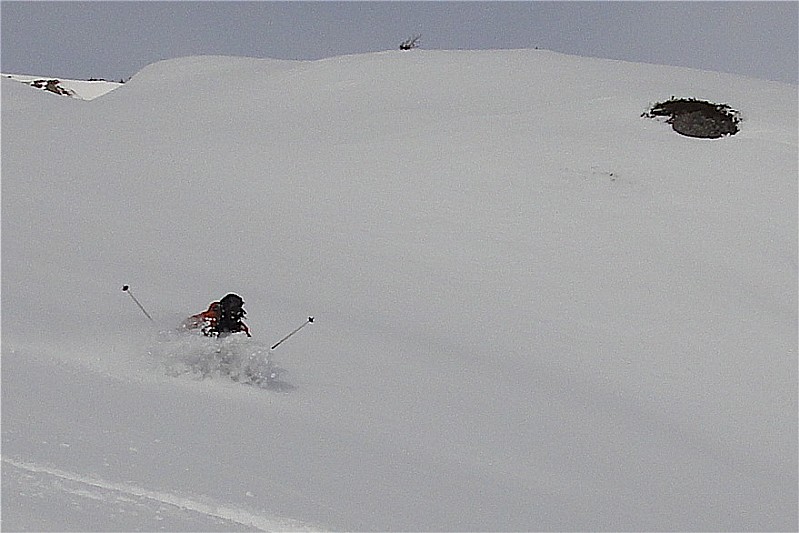 #14 on essaye la marche arrière : : encore raté ! En fait on s on essaye la marche arrière : : encore raté ! En fait on s'est tous vautré une ou deux fois... un ski qui traine un peu et paf !