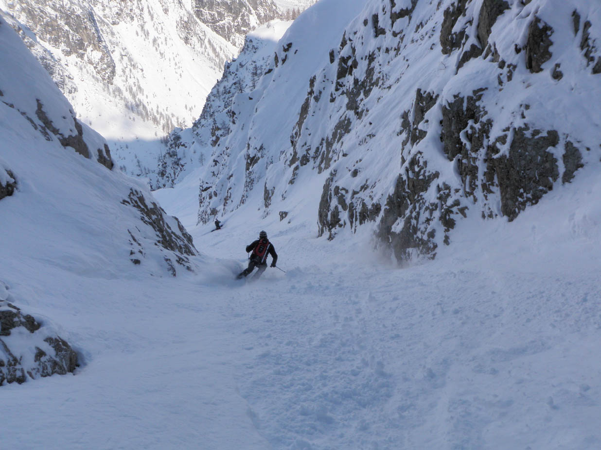 Couloir de la Rouya : c'est pas beau...