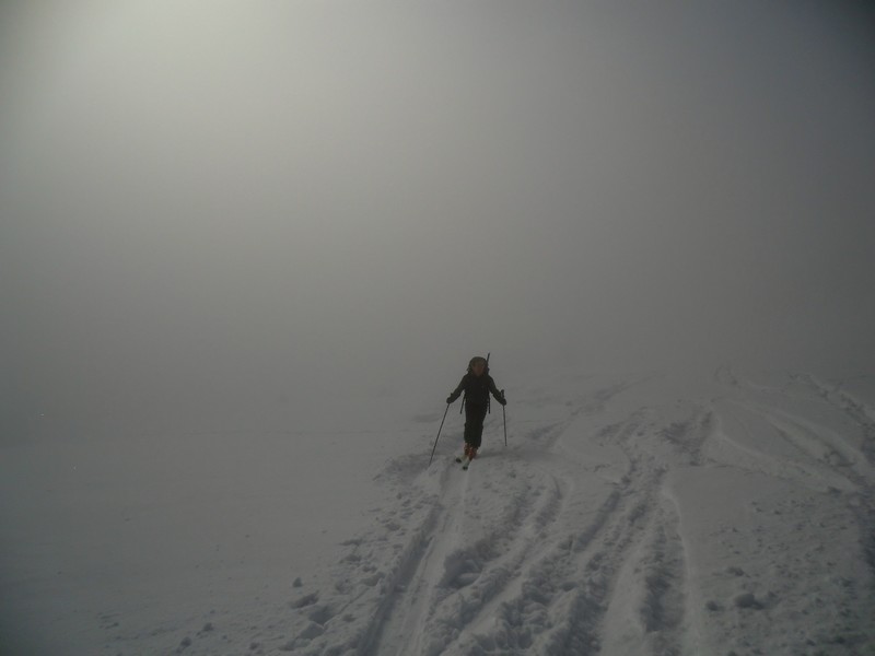 #2 On sort de la brume juste sous le sommet On sort de la brume juste sous le sommet