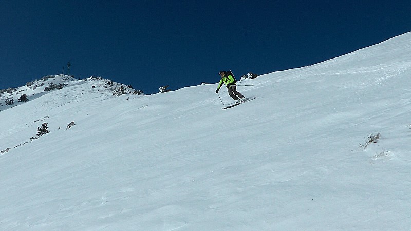 #19 1600m : puis on bascule dans la face sud 1600m : puis on bascule dans la face sud