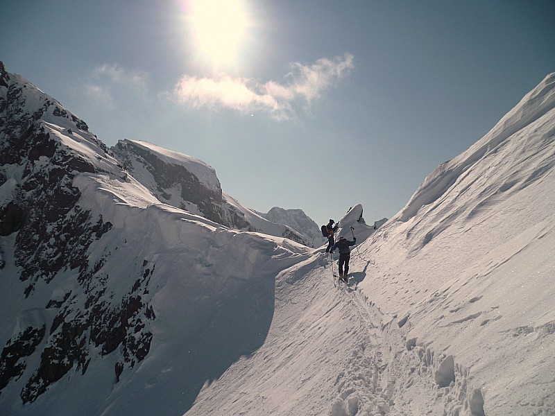 #13 voilà ça c voilà ça c'est fait : la neige était dure juste dans les derniers mètres.