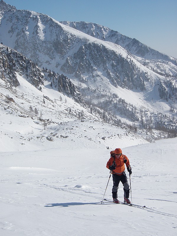 #5 Vallon Mercière : Sur le retour, bcp de vent....très froid Vallon Mercière : Sur le retour, bcp de vent....très froid