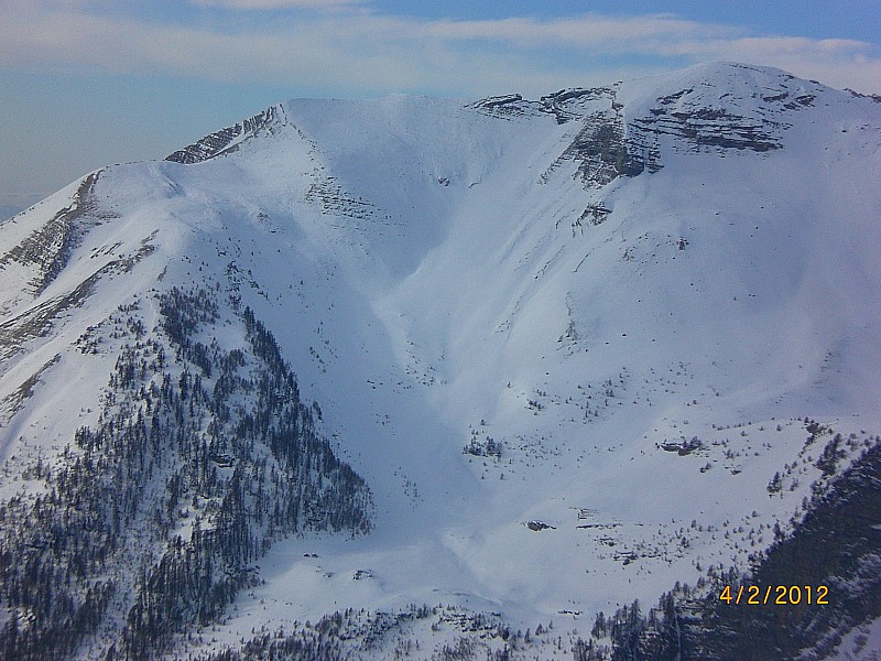 #3 Tête de Fouran : Vue sur Clotinaille, le vent a pas mal soufflé de ce côté. Tête de Fouran : Vue sur Clotinaille, le vent a pas mal soufflé de ce côté.