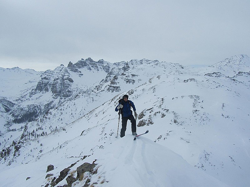 #2 Croix de Carlé : Arrivée au sommet à ski Croix de Carlé : Arrivée au sommet à ski