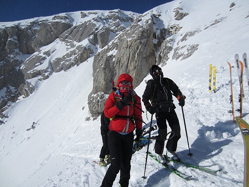 #7 col du midi : a bit cold.. n col du midi : a bit cold.. n'est ce pas Carola..