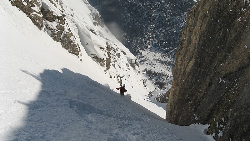 #9 Dans le tiers supérieur. : Excellentes conditions et très bel itinéraire. Dans le tiers supérieur. : Excellentes conditions et très bel itinéraire.