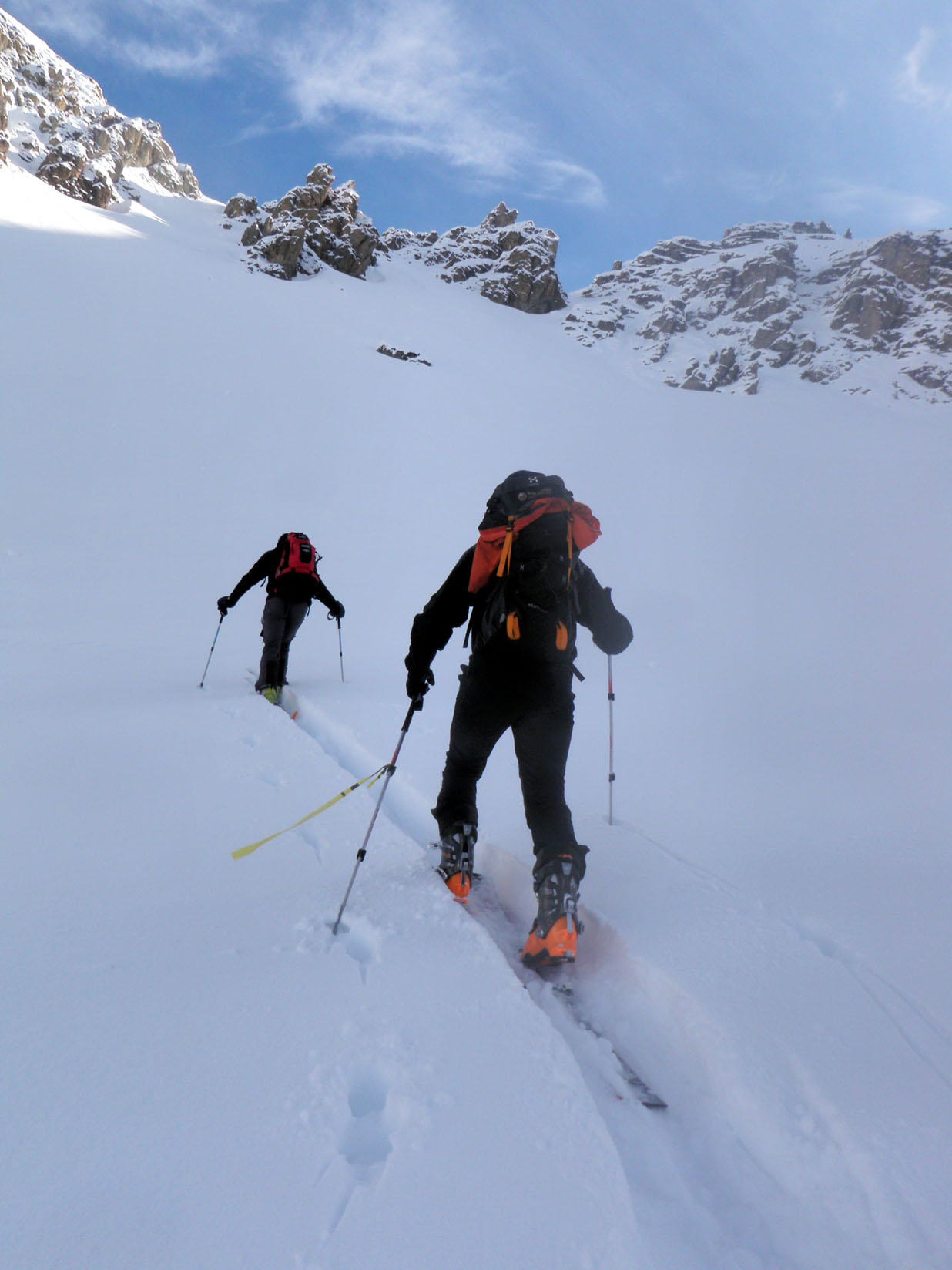 #2 Couloir du Petit Puy : Montée à la brèche Couloir du Petit Puy : Montée à la brèche
