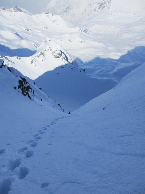 #5 Couloir N : Pointe du Gleysin. Couloir N : Pointe du Gleysin.