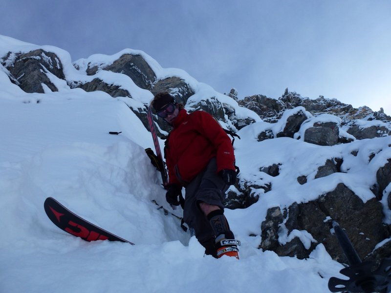 #8 Roignais : Chaussage juste sous l Roignais : Chaussage juste sous l'arête