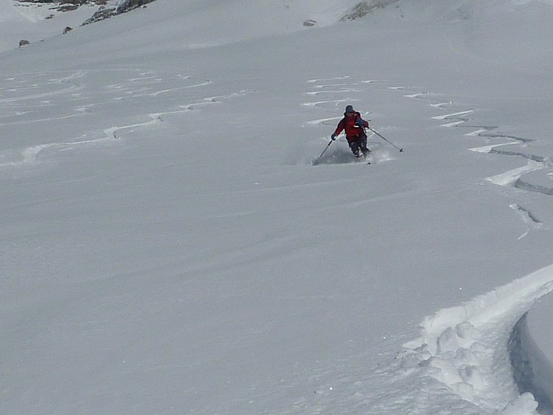 #5 vers 2200m : bonne neige plein sud vers 2200m : bonne neige plein sud