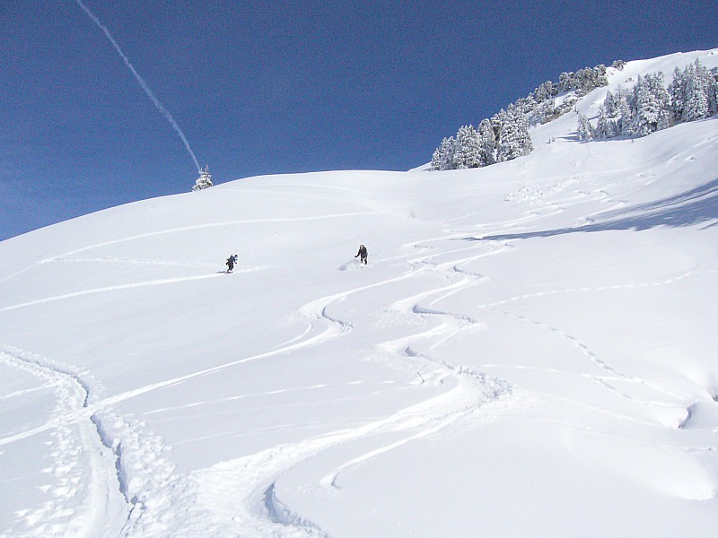 #2 Rochers de la Bade : Petite descente sous Cochette...neige correcte ! Rochers de la Bade : Petite descente sous Cochette...neige correcte !